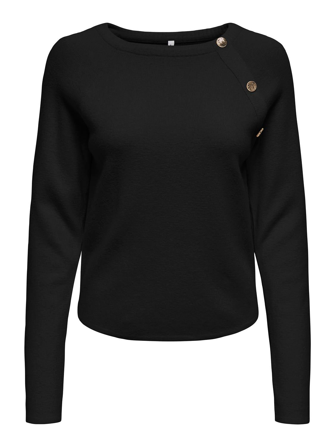 15350665BLACK()GOLD BUTTO