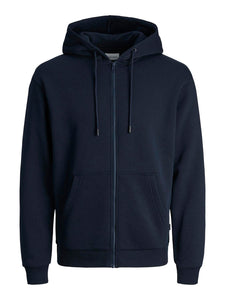 JACK&JONES Felpa Full Zip con Cappuccio Jjebradley