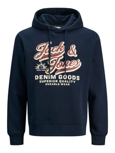 JACK&JONES Felpa con Cappuccio Felpata Jjelogo