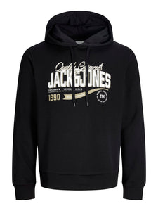 Felpa con Cappuccio Jjelogo con Interno Felpato Regular Fit