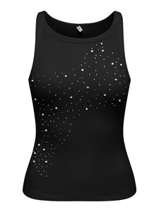 Canotta con Strass Onlfiliz Regular Fit