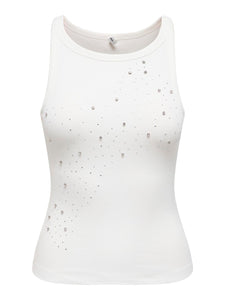 Canotta con Strass Onlfiliz Regular Fit