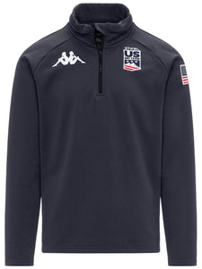 Felpa Mezza Zip 8cento 821 USA