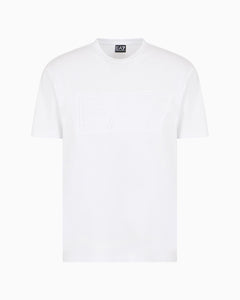 EA7 T-Shirt Maniche Corte In Jersey di Cotone Organico