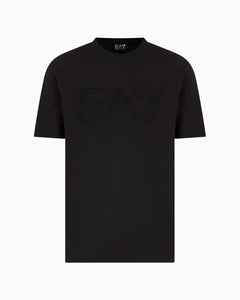 EA7 T-Shirt Maniche Corte In Jersey di Cotone Organico