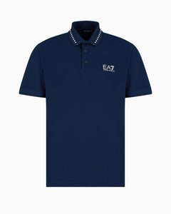 EA7 POLO Tennis Club in Piquet di Cotone Stretch