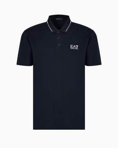 EA7 POLO Tennis Club in Piquet di Cotone Stretch