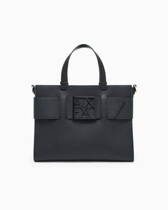 ARMANI EXCHANGE Tote Bag Grande con Doppi Manici e Tracolla