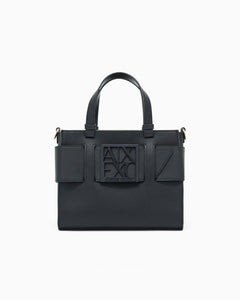 ARMANI EXCHANGE Tote Bag Media con Doppi Manici e Tracolla