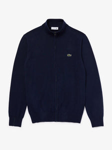 Full-Zip Cardigan with Small Heart Logo