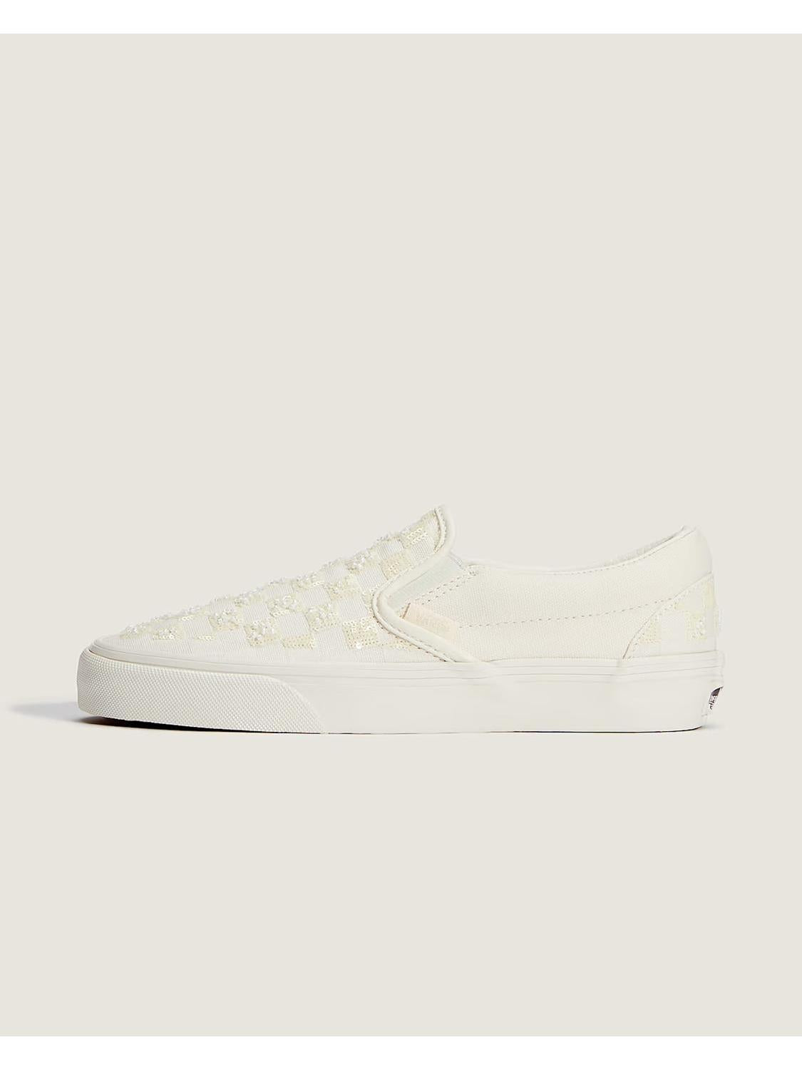 VN000D6YC131 BEADED WHITE CHECKBOARD