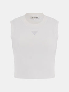 GUESS Top a Logo Triangolo