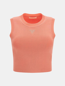 GUESS Top a Logo Triangolo