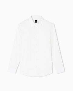 Camicia Regular Fit in Cotone Jacquard