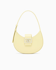 Hobo Bag with Logo Buckle