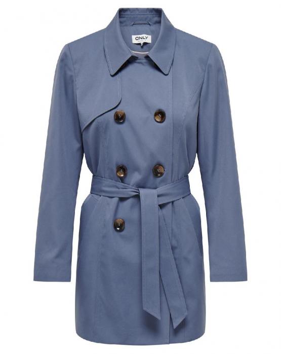 ONLY Jacket trench OnlValerie - Blu